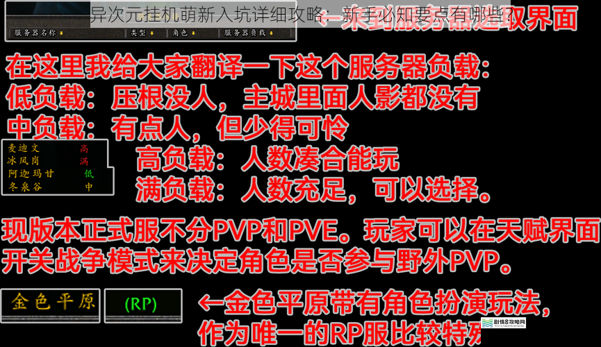 异次元挂机萌新入坑详细攻略：新手必知要点有哪些？