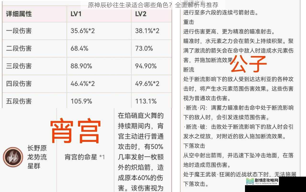 原神辰砂往生录适合哪些角色？全面解析与推荐