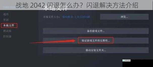战地 2042 闪退怎么办？闪退解决方法介绍